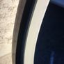 LED Bathroom Mirror 80cm Antifog Defogger Black Frame Image 5