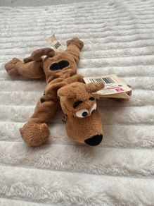 Vintage Warner Brothers Scooby Doo Laying Down Plush approx. 26 cm. Used Dirty  Please see photos