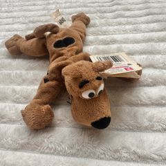 Vintage Warner Brothers Scooby Doo Laying Down Plush approx. 26 cm. Used Dirty  Please see photos