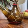 Brown Glass Retro Spanish Porron Wine Decanter Pitcher Image 5