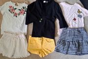 Girl 6-7 shorts top outfit bundle