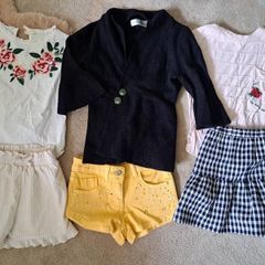 Girl 6-7 shorts top outfit bundle