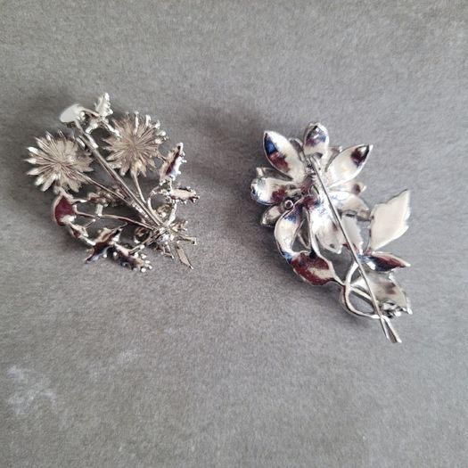 Vintage marquesite brooches