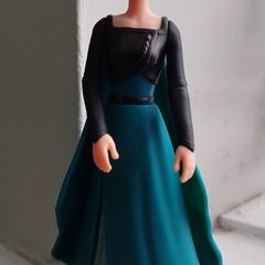 Frozen Anna figure from Easter Kinder Maxi egg 2026. Big figure 14 cm height.