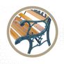 Garden Bench Cast Iron and Wood Steel FREE DELIVERY Image 2