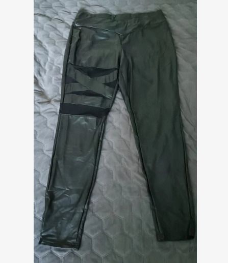 Amazing Leather Look Leggings size 18/20