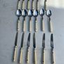 Vintage Rostfrei . 6 knives / forks / spoons Image 2