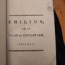 Emilius. An Essay On Education Vol 1  1763 Rebound Hardback Book In Fair Condition. Image 8