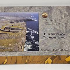 Ireland 2007 Beautiful Uncirculated Euro Coin Set in Original Folder Aran Islands