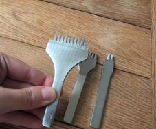 French style prongs for leather 3.38 new