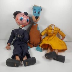 Trio Of Vintage Pelham Puppets restoration