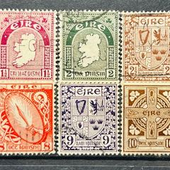 Ireland 1940-49 Second Definitive Series (e) Watermark D16-D29 EIRE 14 Irish Stamps