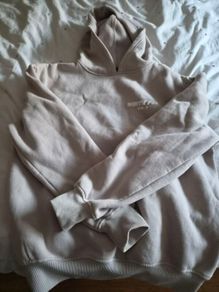 white fox hoodie
