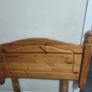 Pine wooden head board in great condition Image 2