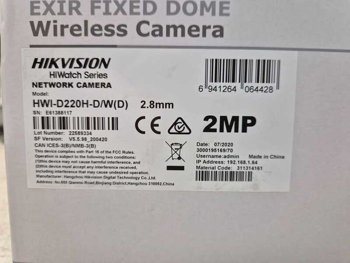 Hikvision Hiwatch Hwi-d220h-d/w