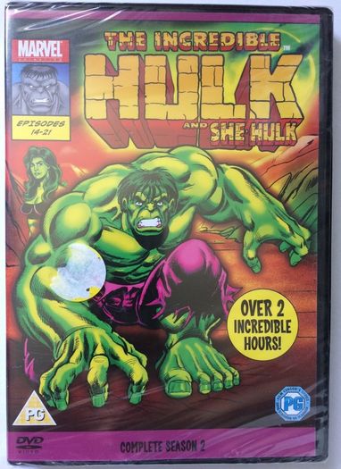 The Incredible Hulk And She Hulk - Season 2 [DVD Animation TV Boxset] STILL SEALED