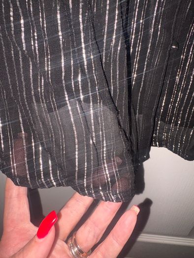 Zara size L chiffon shirt
