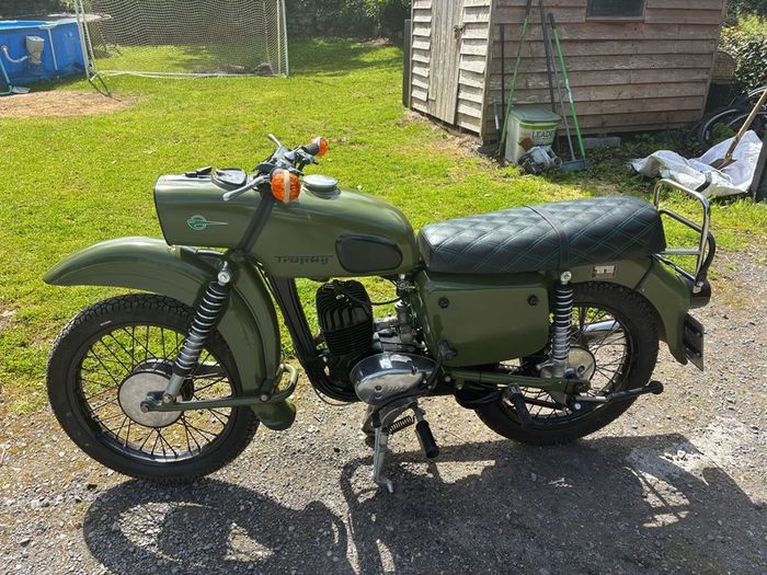Vintage MZ 2 Stroke Bike. MINT