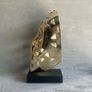 Mask Sculpture On Stand- Polished Bronze Image 3