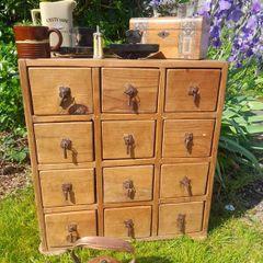 Vintage 12 Drawer Cabinet