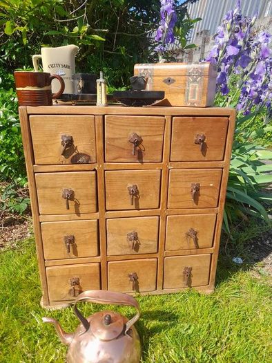 Vintage 12 Drawer Cabinet