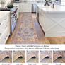 Large Vintage Runner Rugs Non-Slip 65x300cm Low Pile Non Shedding Carpet Image 5