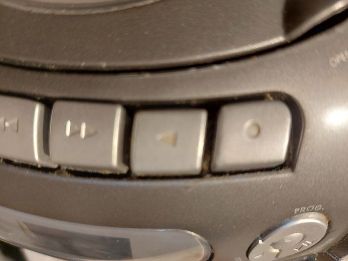 Logik CD Stereo With Cassette, Model LCCSTR10, in good condition, Radio and CD work fine, Tape play button not staying engaged, Forward and rewind work