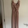 Blush pink river island ruffle jumpsuit Image 2