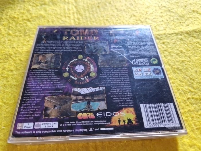 Tomb Raider PlayStation1 ps1 PlayStation2 ps2 games Original