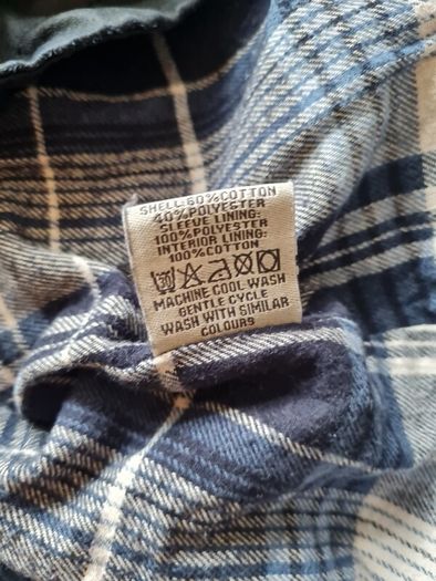 Diesel waxed style parka coat size small pit to pit 18" Navy Cotton/polyester In excellent condition