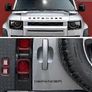Lan Rover Car 3D ABS DEFENDER Letter Stickers Decals For DEFENDER Car Front Hood Rear Trunk Body Emblem Badge Stickers Image 2