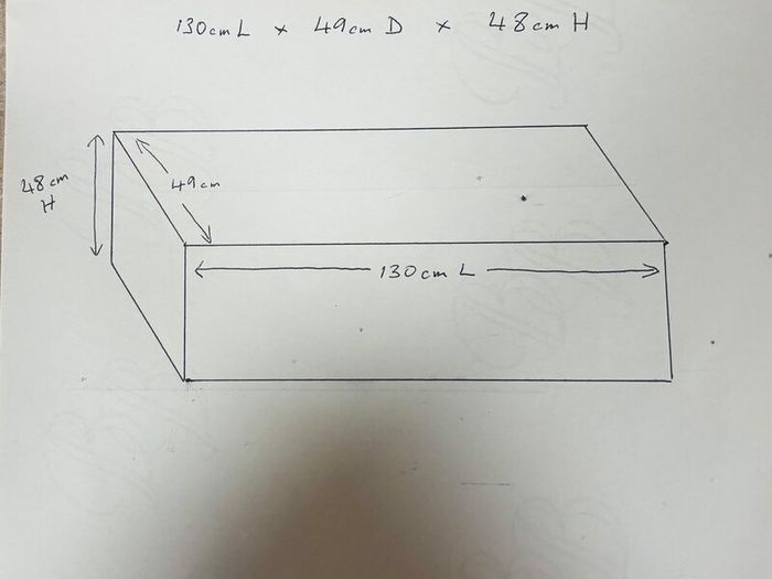 Habitat Rafius solid Oak blanket box/chest