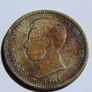 1904 Spain Silver Peseta Alfonso XIII Image 2