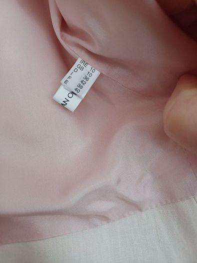 Dusky pink linen Jacket