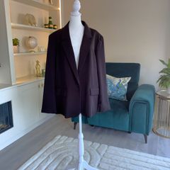 Brand-new Ladies Black Blazer Jacket from Dunnes Stores Size UK 20 / EU 48