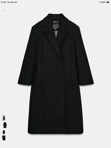 Zara wool coat, oversized , size , RRP 179