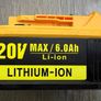 Dewalt Compatible 20V 6ah Batteries x3 Image 2