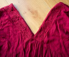 Ladies Burgundy top