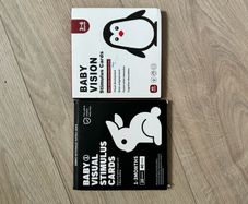 black and white cards