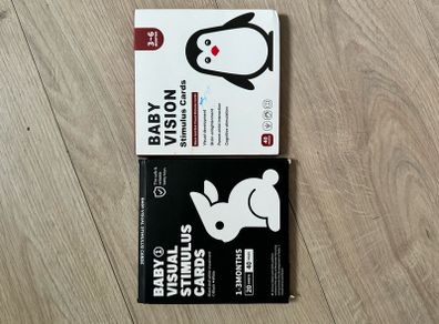 black and white cards