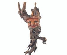 Vintage tree spirit carving