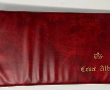 Wine Small Cover (eg First Day Cover, cover or postcard)  with 40 pages
