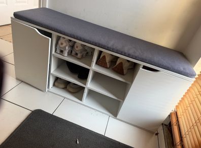 shoe storage bench