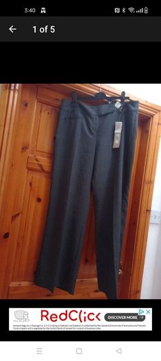 Dunne stores grey trousers new with tags.