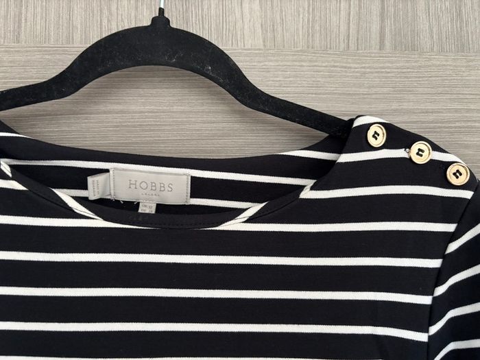 Hobbs London Stripped Dress (UK: 12)