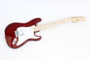 Electric Guitar Strat style Freya ST-2H Candy Apple Red Maple fretboard