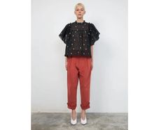 Stella Nova  Pen Joe Blouse | Black