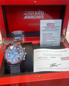 Citizen watch red arrows eco drive solar powered LIMITED EDITION