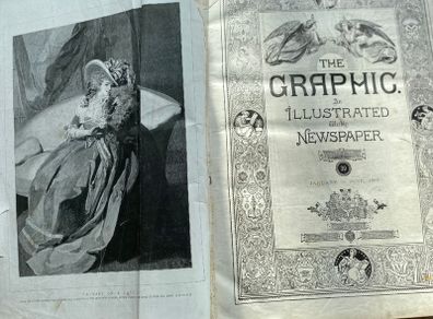 750 bound pages 1889 Graphic Magazine