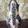 Vintage blue & white coffee pot Image 2